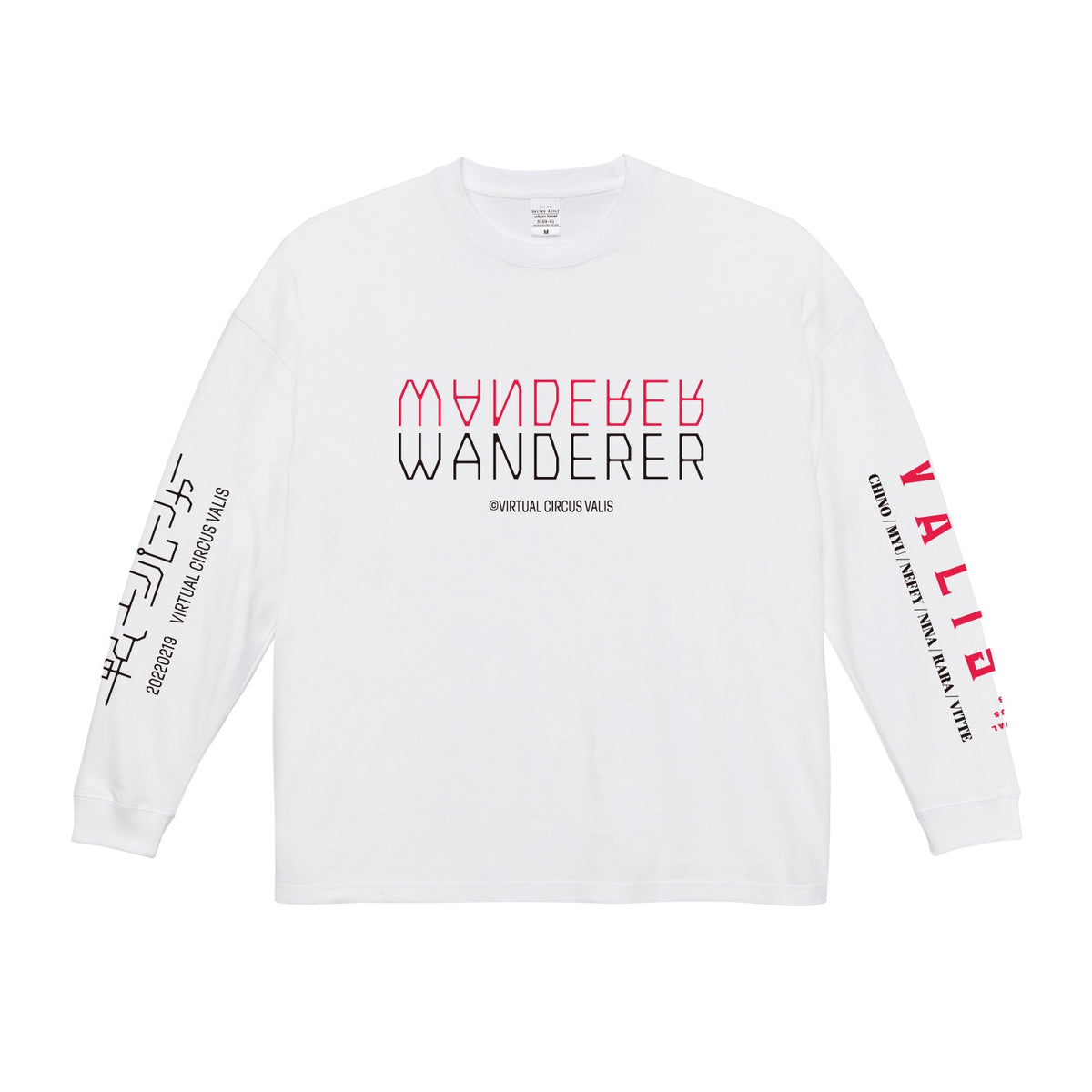 【VALIS】ヴァンデラーロングスリーブTシャツ／2nd ONE-MAN LIVE「転生デパーチャー」