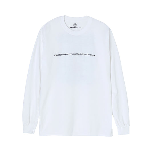 【神椿市建設中。】ロングスリーブTシャツ／WHITE／「神椿市建設中。」公式グッズ第二弾