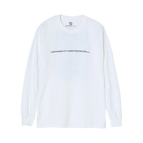 【神椿市建設中。】ロングスリーブTシャツ／WHITE／「神椿市建設中。」公式グッズ第二弾