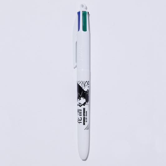 【花譜】「隼」花譜4色ボールペン／WHITE／「HAYABUSA EXPERIENCE」