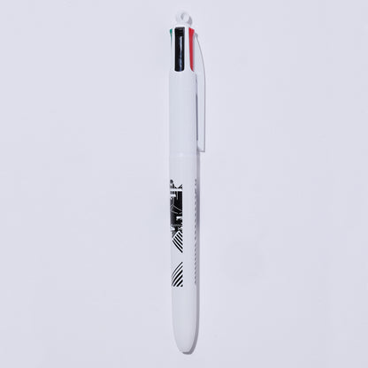 【花譜】「隼」花譜4色ボールペン／WHITE／「HAYABUSA EXPERIENCE」