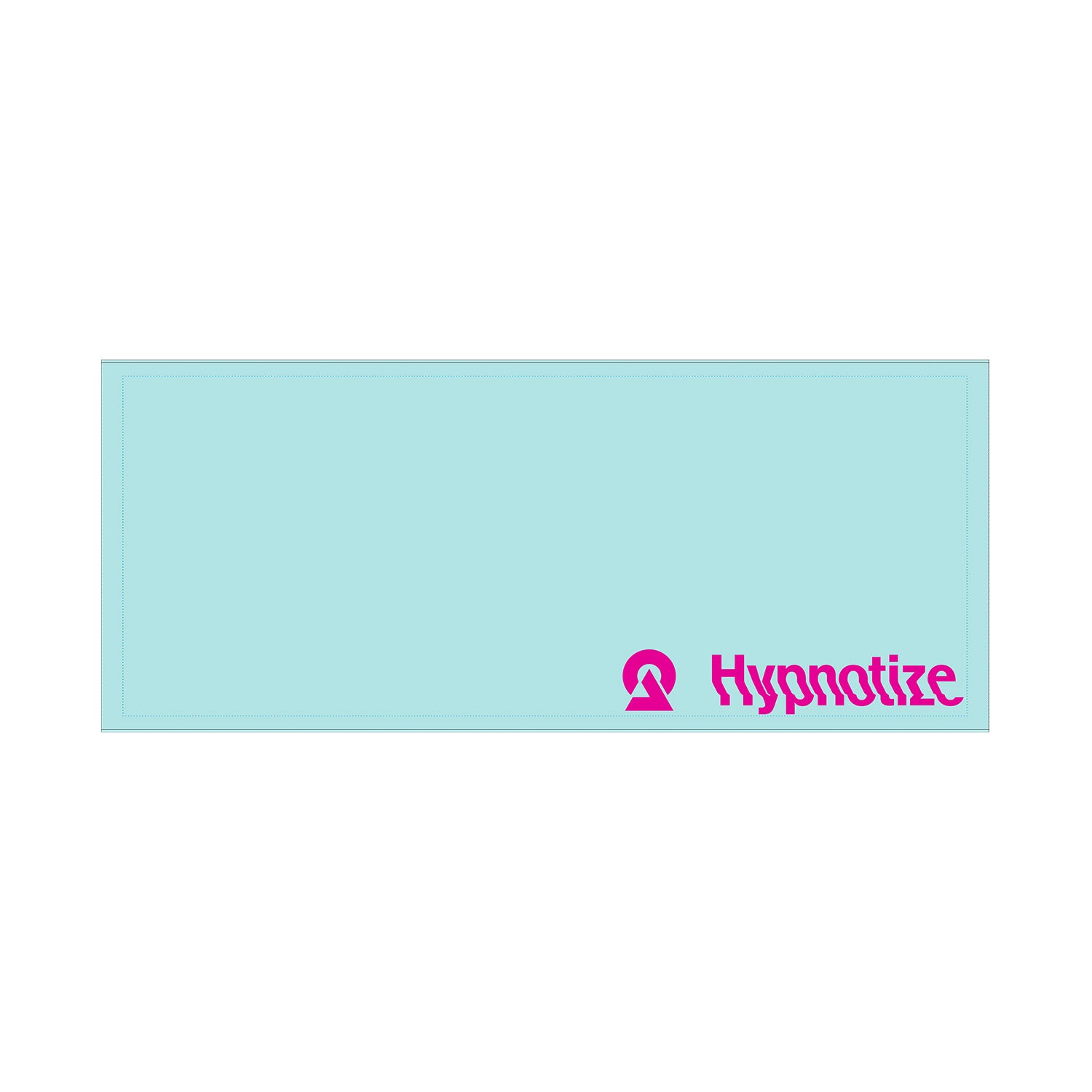 dustcell Hypnotize ロゴ タオル 水色