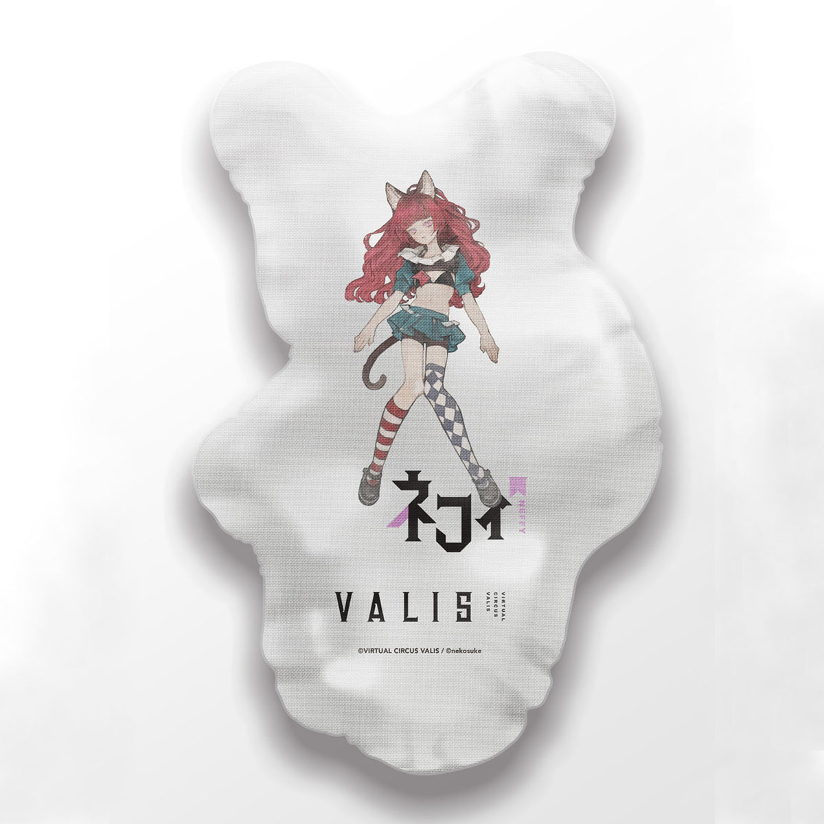 【VALIS】ぬいぐるみクッション NEFFY ver.／2nd ONE-MAN LIVE「転生デパーチャー」