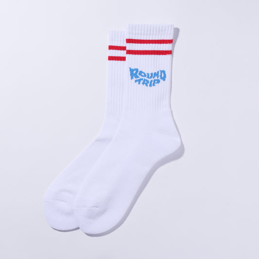 【DUSTCELL】ラインソックス／WHITE／TOUR「ROUND TRIP」